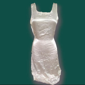 Vintage Gunne Sax Cream Silk Slip Dress